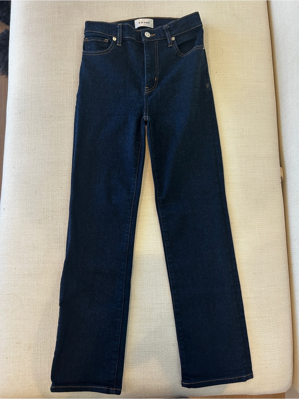 NWOT Frame Women’s Le Sleek Straight Dark Denim - Size 26